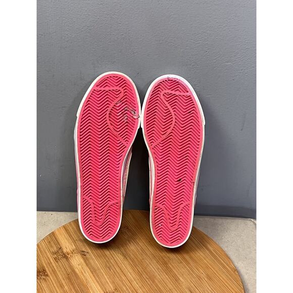 Nike Toki Low 718847-100 Pink Casual Sneaker Shoes Lace Up Low Top Girls Size 7Y - Picture 8 of 8